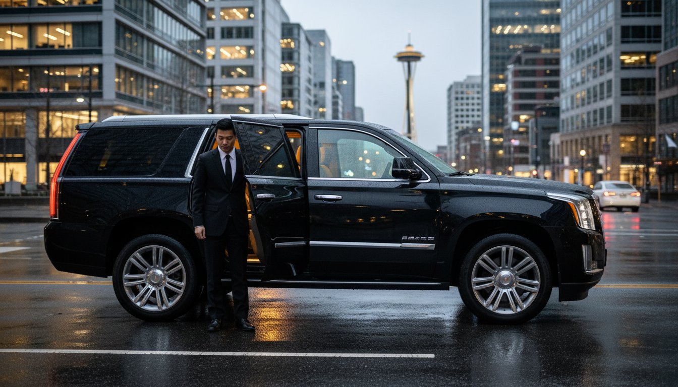 Premium Hourly Chauffeur Service in Seattle for High-Stakes Business Meetings